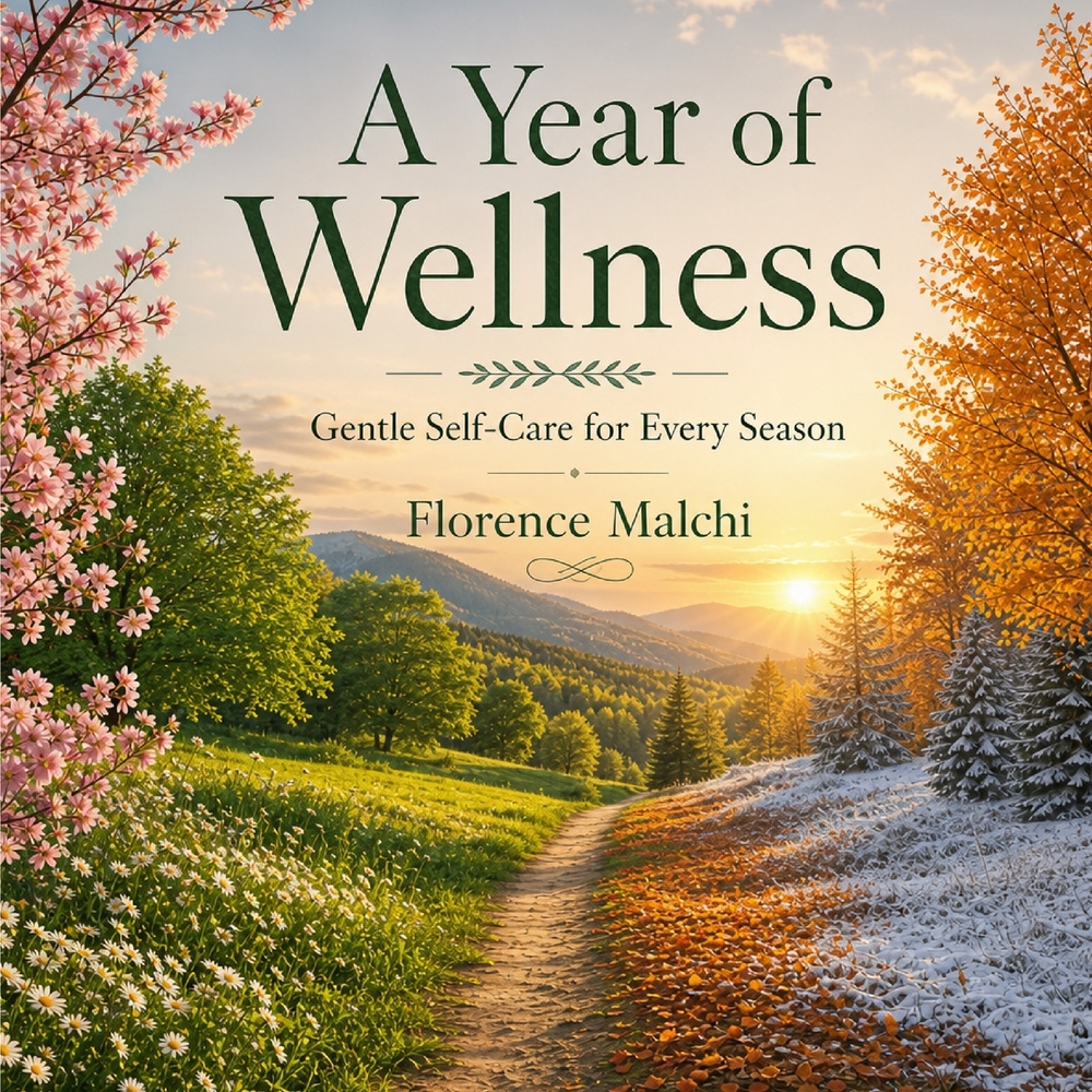 A Year of Wellness: Gentle Self-Care for Every Season: Simple Seasonal Rituals, Mindful Living Habits, and Cozy Practices to Nourish Your Mind, Body, cover
