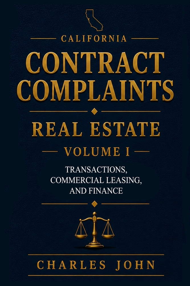 California Contract Complaints: Real Estate Volume II cover