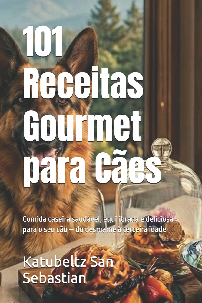 101 Receitas Gourmet para Cães: Comida caseira saudável, equilibrada e deliciosa para o seu cão - do desmame à terceira idade cover