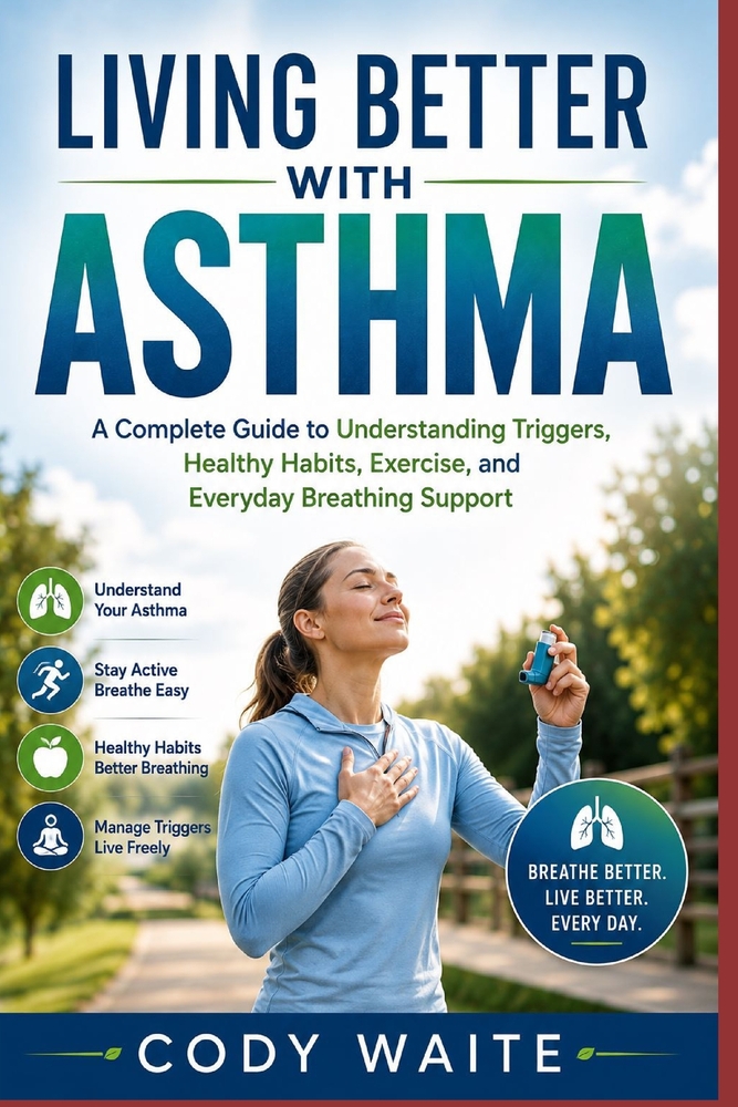 Living Better with Asthma: A Complete Guide to Understanding Triggers, Healthy Habits, Exercise, and Everyday Breathing Support cover