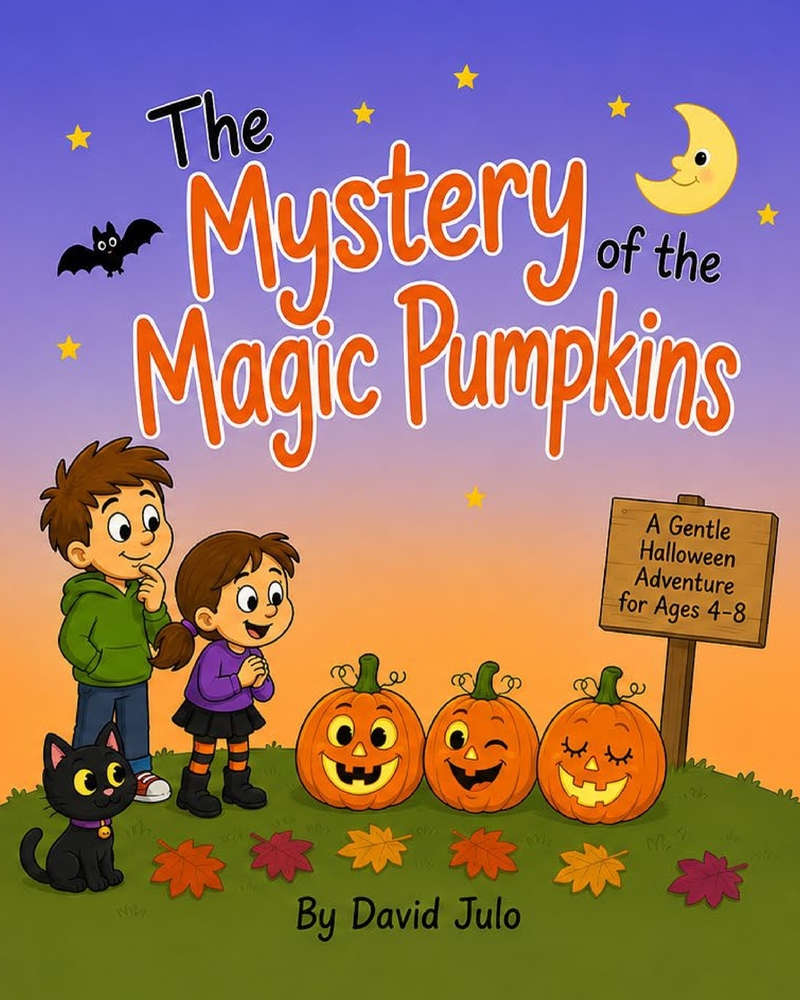 The Mystery of the Magic Pumpkins: A Halloween Picture Book About Friendship Mystery and Magical Pumpkins cover