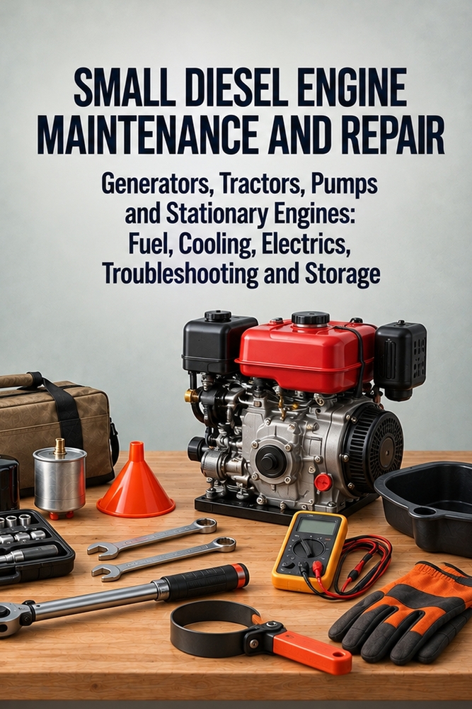 Small Diesel Engine Maintenance and Repair: Generators, Tractors, Pumps and Stationary Engines: Fuel, Cooling, Electrics, Troubleshooting and Storage cover