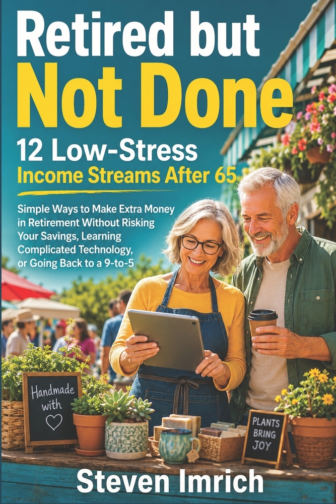 Retired but Not Done: 12 Low-Stress Income Streams After 65 - Simple Ways to Make Extra Money in Retirement Without Risking Your Savings, Learning Com cover