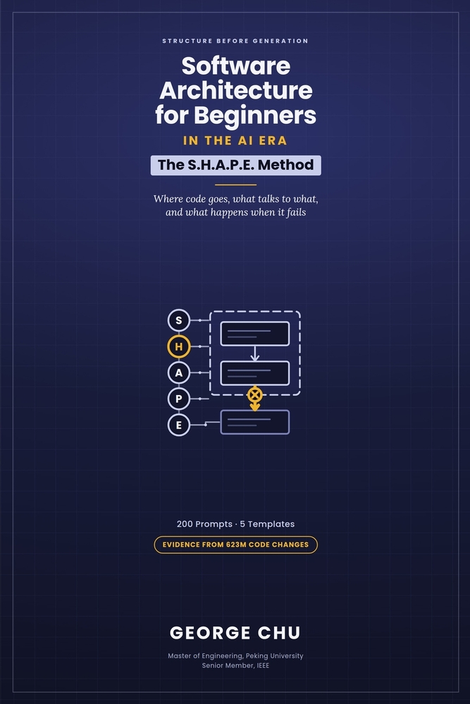 Software Architecture for Beginners in the AI Era: The S.H.A.P.E. Method and 200 Prompts for Deciding Where Code Goes, What Talks to What, and What Ha cover
