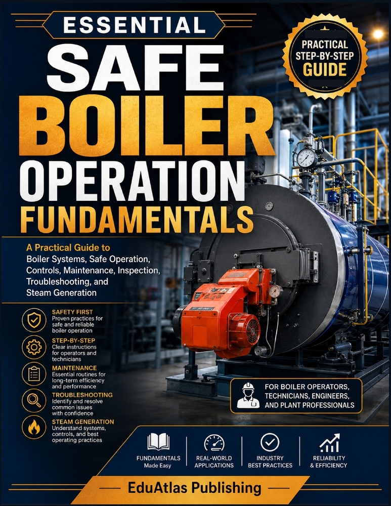 Essential Safe Boiler Operation Fundamentals: A practical guide to boiler systems, safe operation, controls, maintenance, inspection, troubleshooting, cover