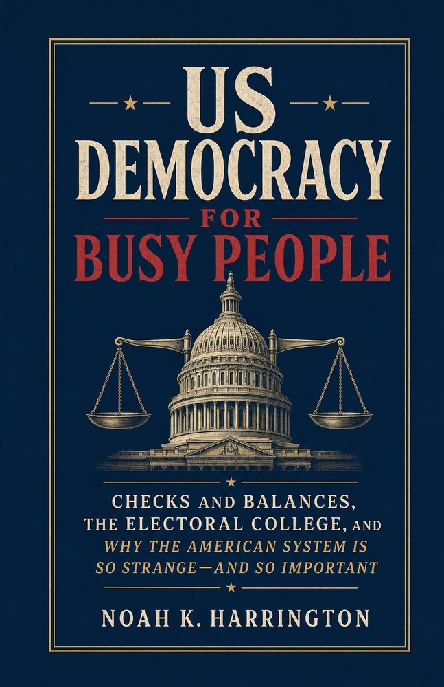 US Democracy for Busy People: Checks and Balances, the Electoral College, and Why the American System Is So Strange-and So Important cover