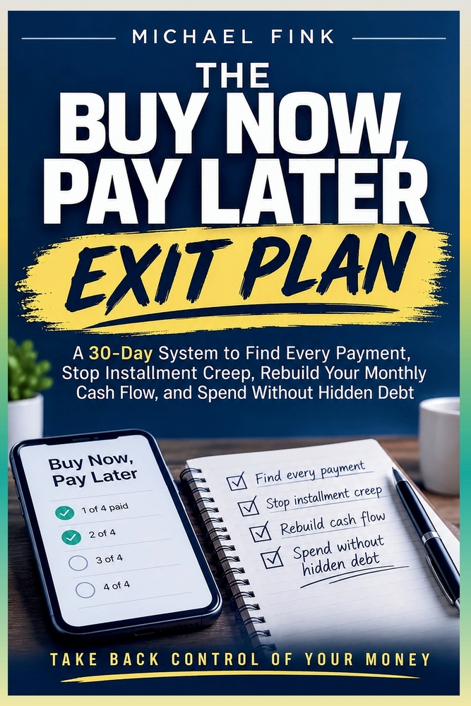 The Buy Now, Pay Later Exit Plan: A 30-Day System to Find Every Payment, Stop Installment Creep, Rebuild Your Monthly Cash Flow, and Spend Without Hid cover