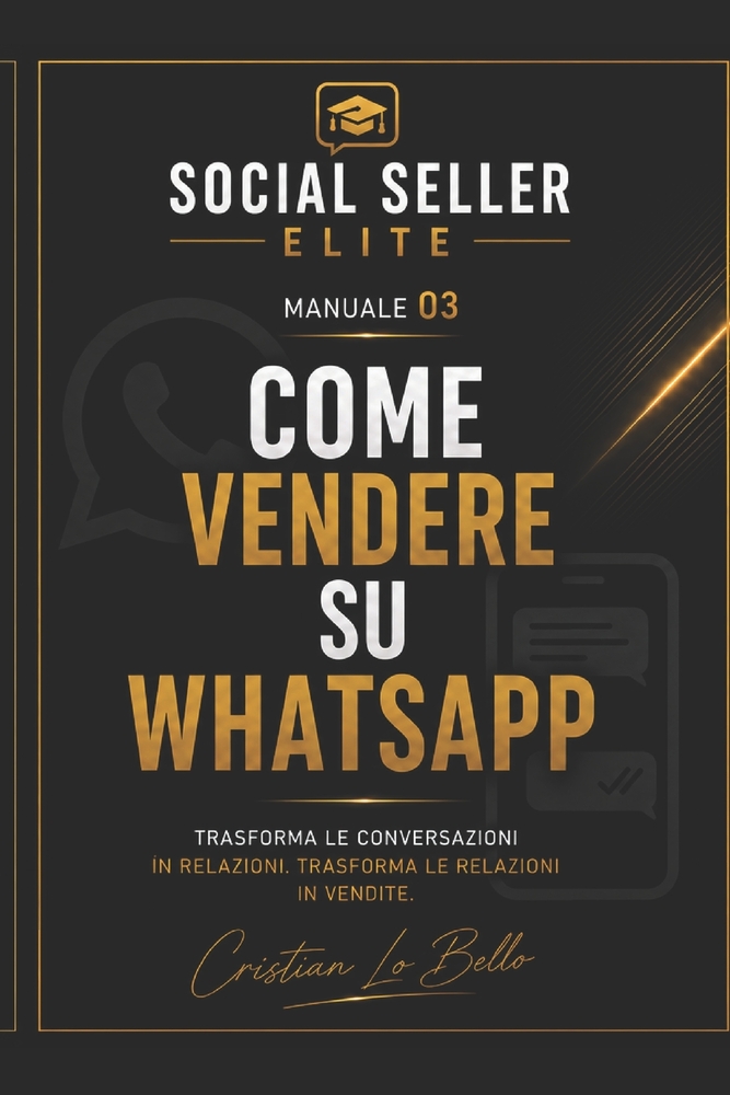 Social Seller Elite - Come vendere su Whatsapp cover