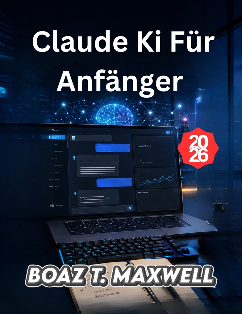 Claude Ki Für Anfänger: Eine Schritt-für-Schritt-Anleitung zum Schreiben, Recherchieren, Programmieren und zur Steigerung der Produktivität cover
