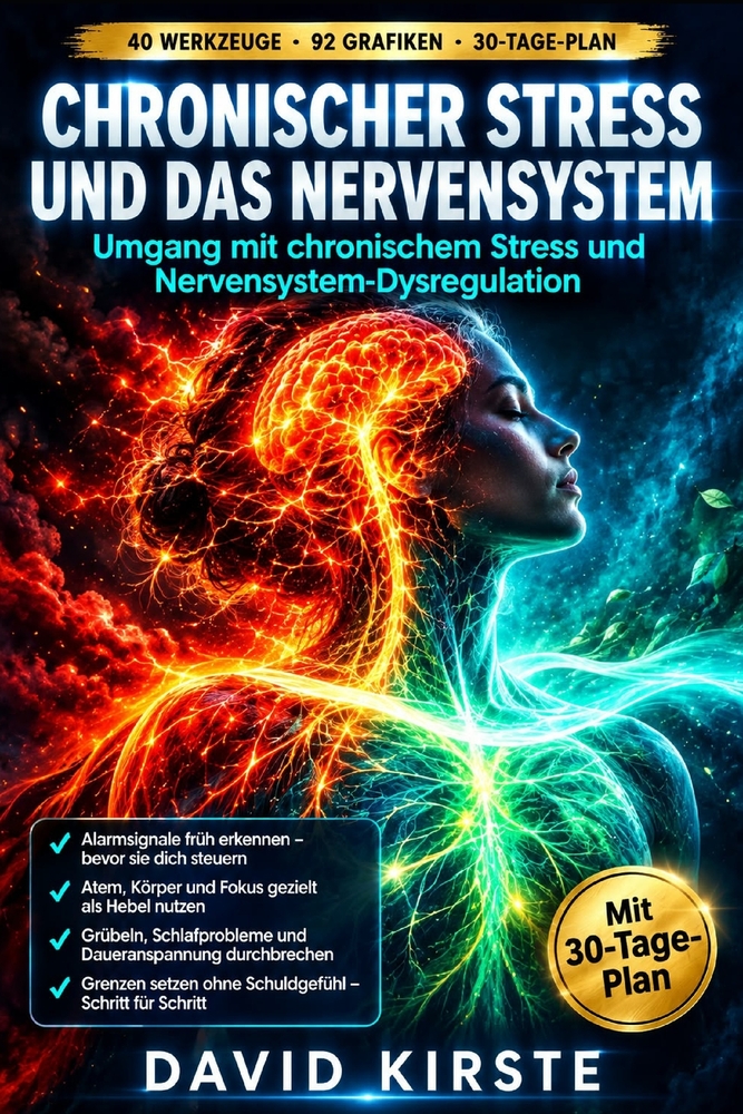 Chronischer Stress Und Das Nervensystem: Wie du deinen Körper aus dem Daueralarm holst und wieder Ruhe, Klarheit und Kontrolle findest cover