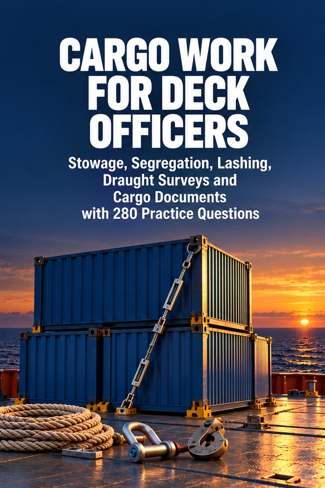 Cargo Work for Deck Officers: Stowage, Segregation, Lashing, Draught Surveys and Cargo Documents with 280 Practice Questions cover