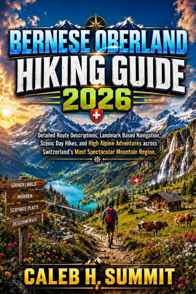 Bernese Oberland Hiking Guide 2026: Detailed Route Descriptions, Landmark Based Navigation, Scenic Day Hikes, and High Alpine Adventures across Switze cover
