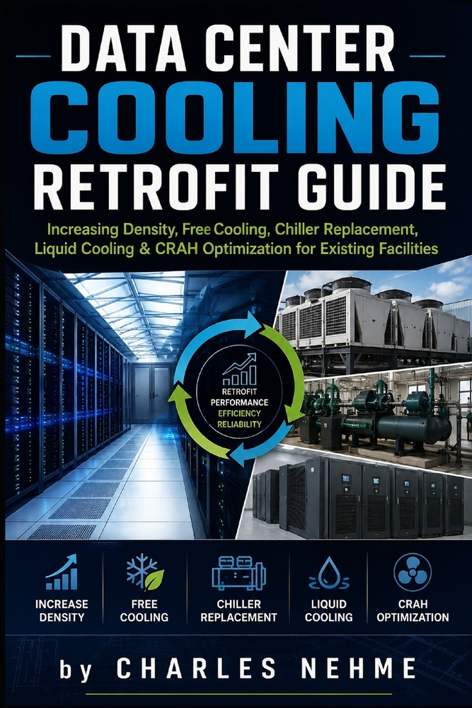 Data Center Cooling Retrofit Guide: Increasing Density, Free Cooling, Chiller Replacement, Liquid Cooling & CRAH Optimization for Existing Facilities cover