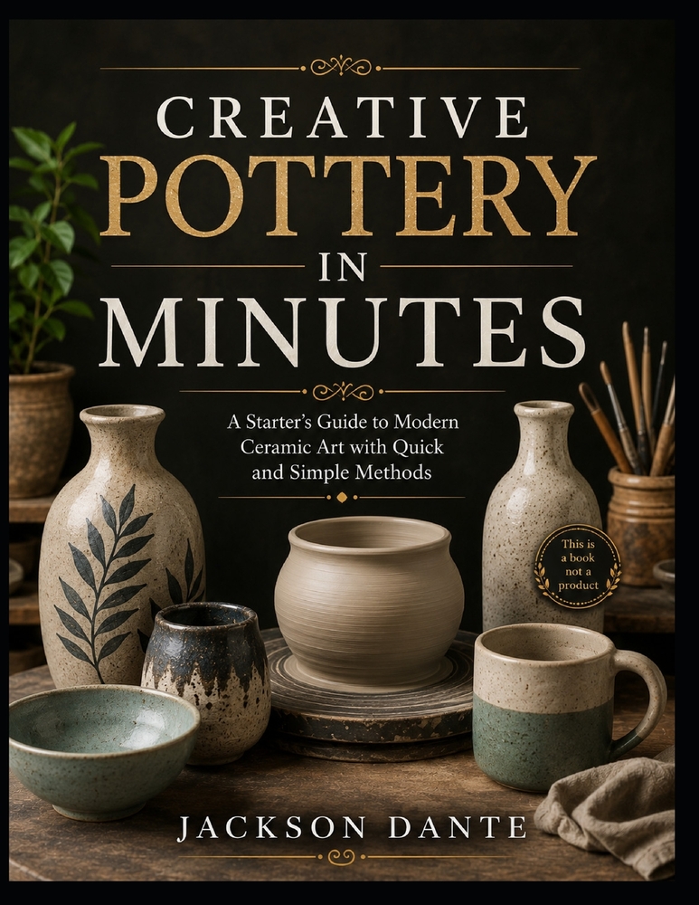 Creative Pottery in Minutes: A Starter's Guide to Modern Ceramic Art with Quick and Simple Methods cover