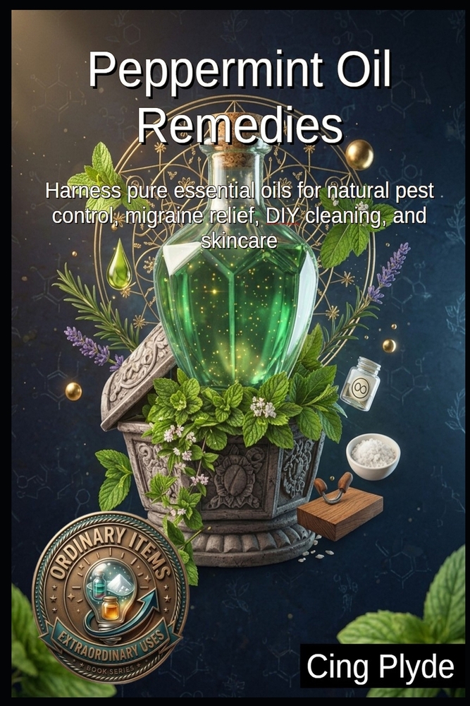 Peppermint Oil Remedies: Harness pure essential oils for natural pest control, migraine relief, DIY cleaning, and skincare cover