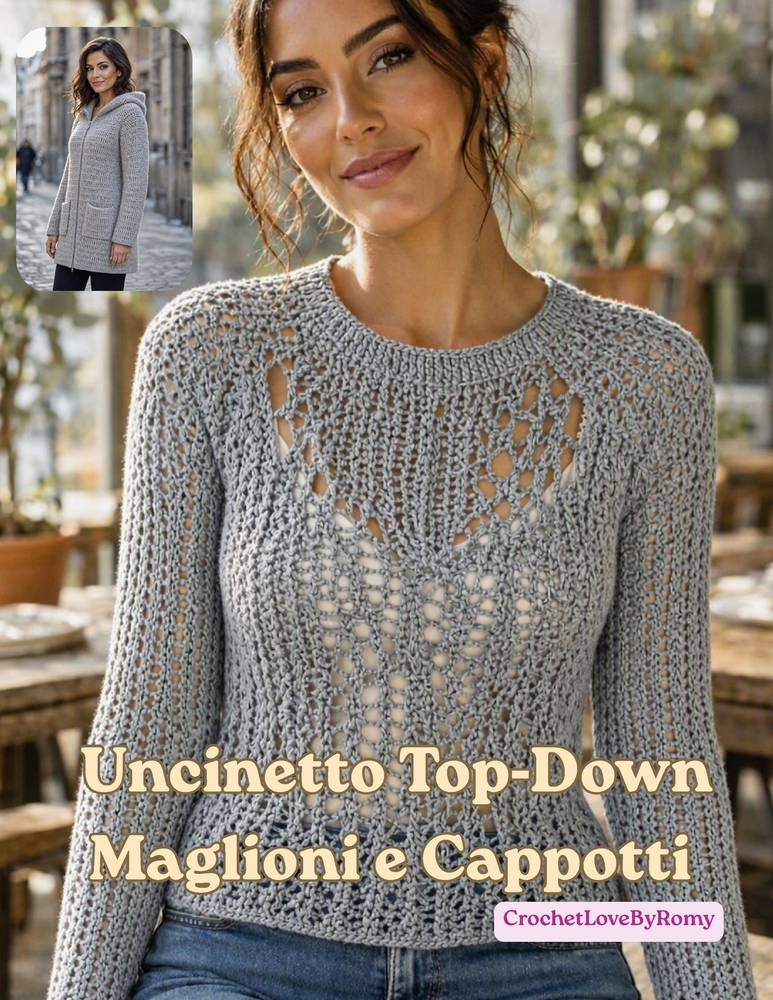 Uncinetto Top-Down Maglioni e Cappotti cover