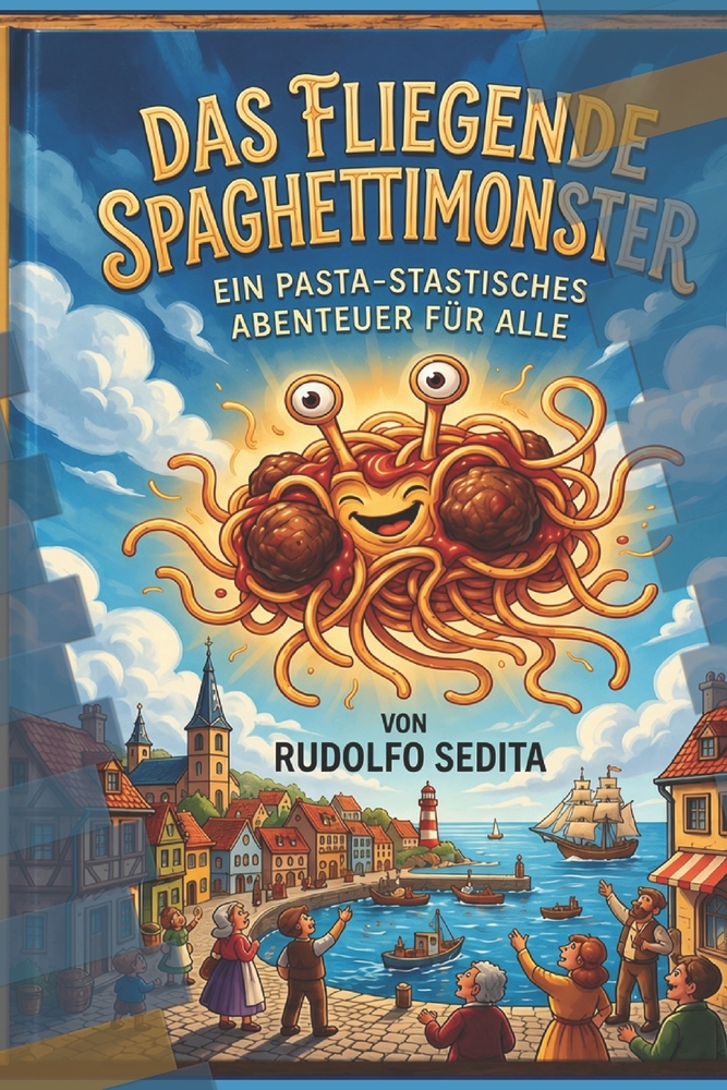Das Fliegende Spaghettimonster: Eine humorvolle Reise durch die Welt des Pastafarianismus cover