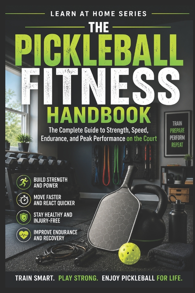 The Pickleball Fitness Handbook: The Complete Guide to Strength, Speed, Endurance, and Peak Performance on the Court cover