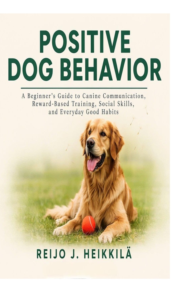 Positive Dog Behavior: A Beginner's Guide to Canine Communication, Reward-Based Training, Social Skills, and Everyday Good Habits cover