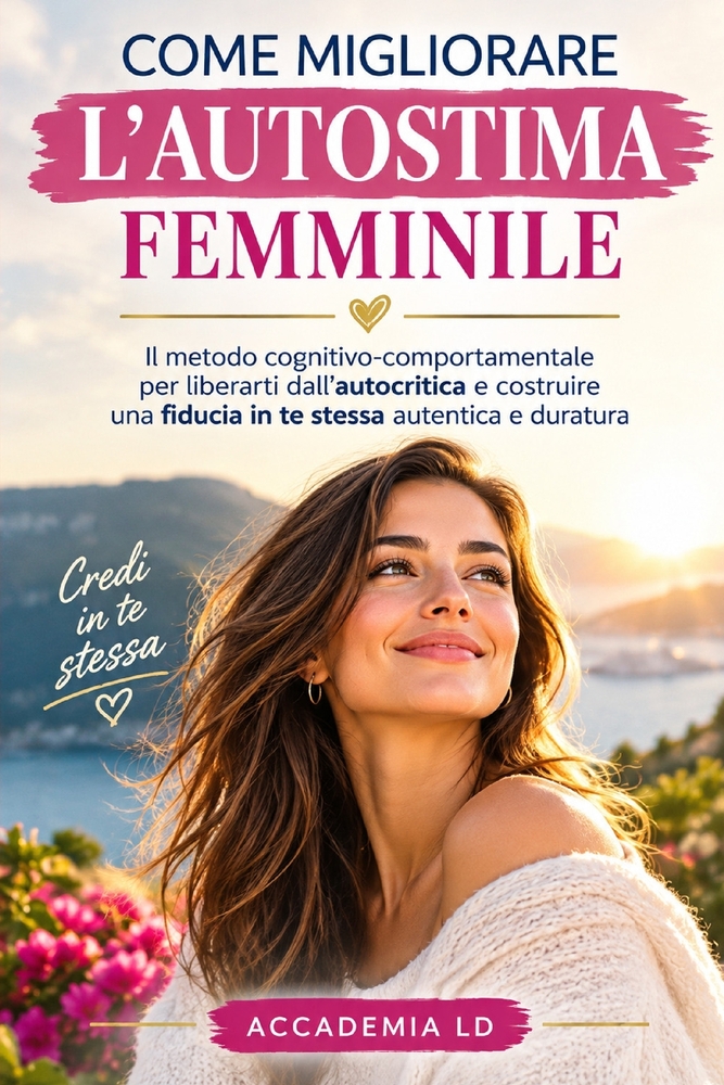 Come Migliorare l'Autostima Femminile: Il metodo cognitivo-comportamentale per liberarti dall'autocritica e costruire una fiducia in te stessa autenti cover