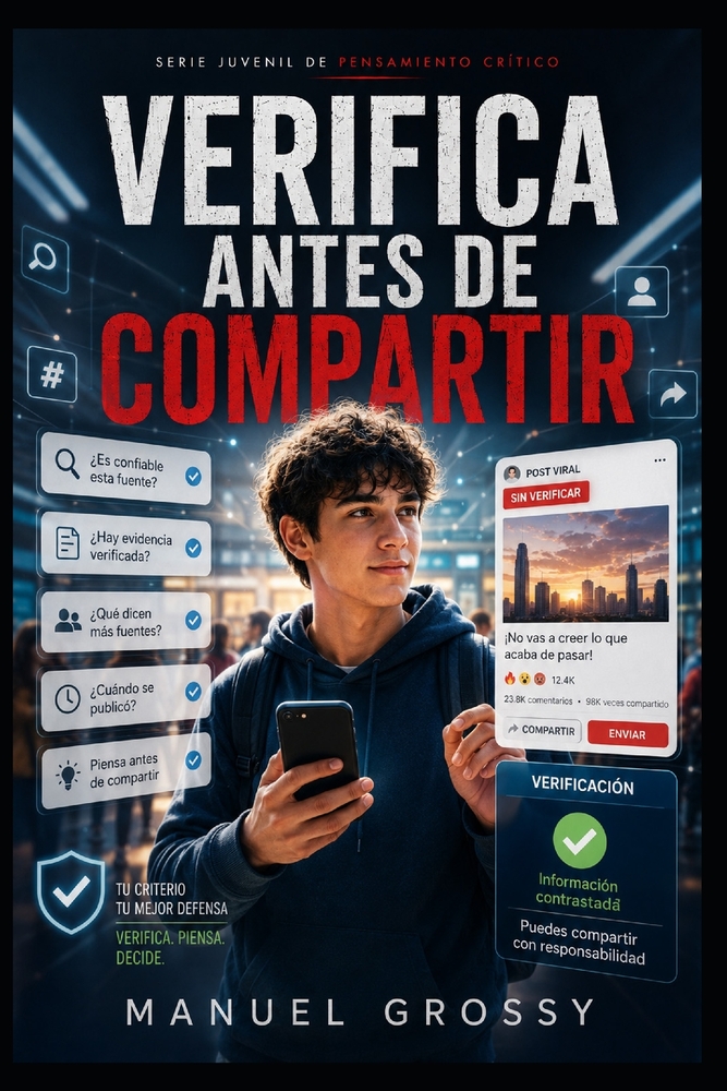 Verifica antes de compartir: Serie Juvenil de Pensamiento Crítico cover