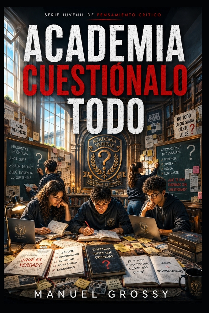 Academia Cuestiónalo Todo.: Serie Juvenil de Pensamiento Crítico cover