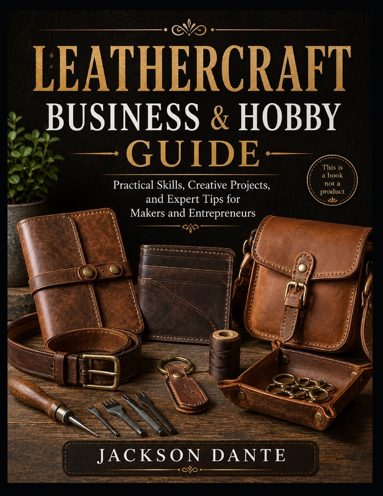 Leathercraft Business & Hobby Guide: Practical Skills, Creative Projects, and Expert Tips for Makers and Entrepreneurs cover