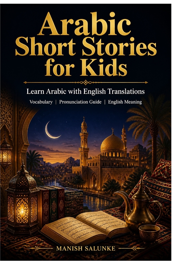 Arabic Short Stories for Kids: Learn Arabic with English Translations Vocabulary Pronunciation Guide English Meaning cover