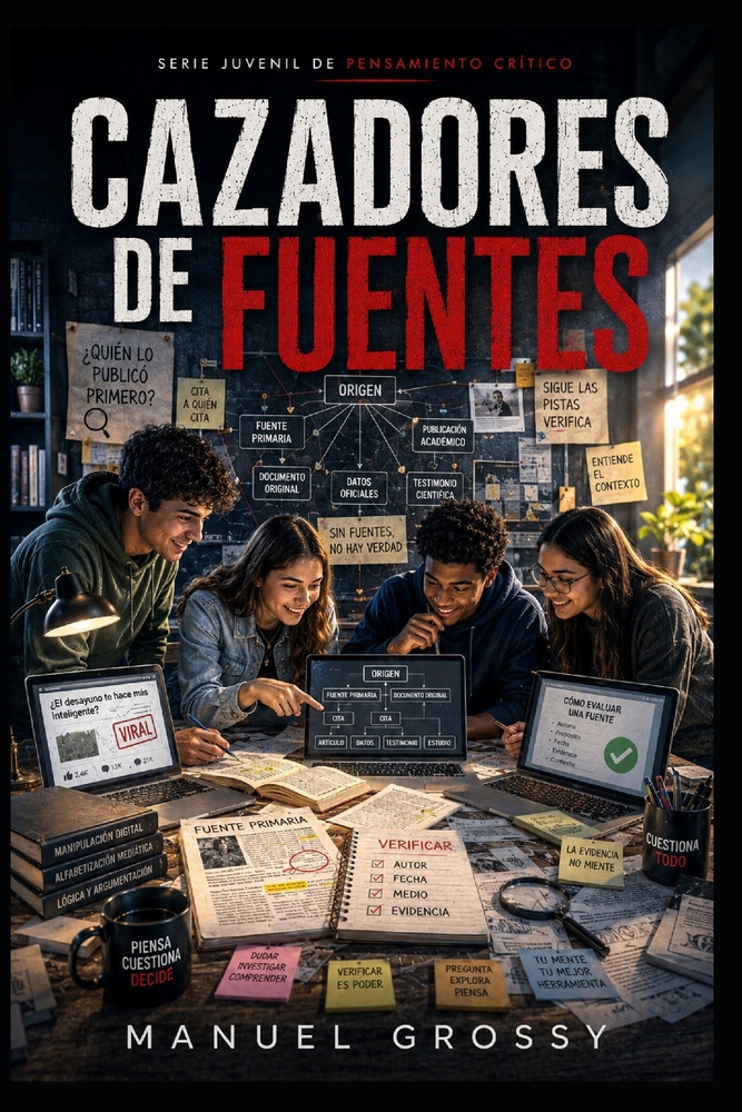 Cazadores de fuentes: Serie Juvenil de Pensamiento Crítico cover
