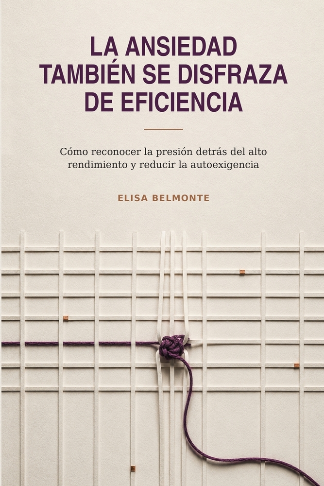 La ansiedad también se disfraza de eficiencia: Cómo reconocer la presión detrás del alto rendimiento y reducir la autoexigencia cover