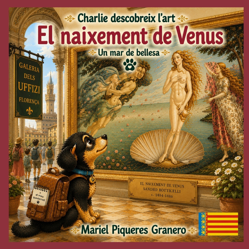 Charlie i El Naixement de Venus. Un mar de Bellesa: Col-lecció Charlie descobreix l'art. 5-8 anys cover