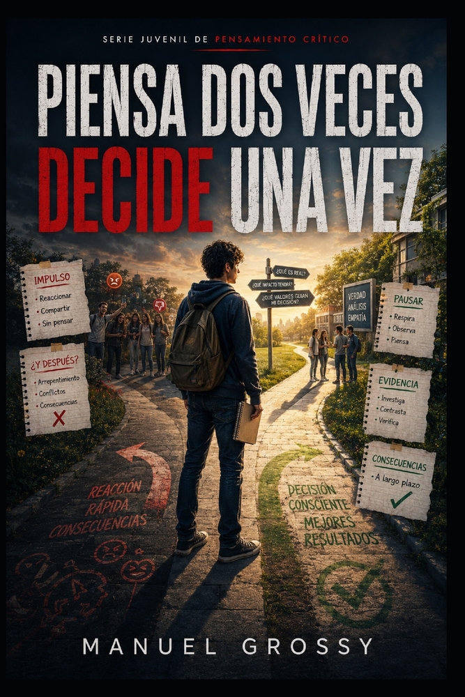 Piensa dos veces, decide una vez: Serie Juvenil de Pensamiento Crítico cover
