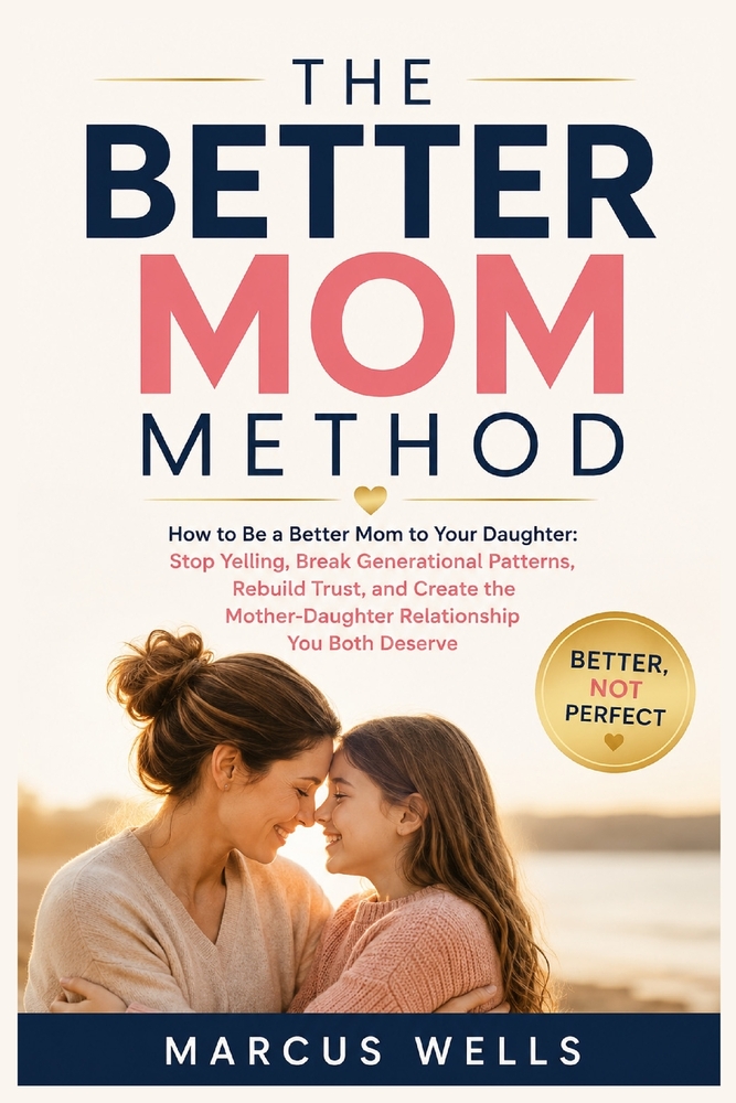 How to Be a Better Mom to My Daughter. THE BETTER MOM METHOD: Stop Yelling, Break Generational Patterns, Rebuild Trust, and Create the Mother-Daughter cover