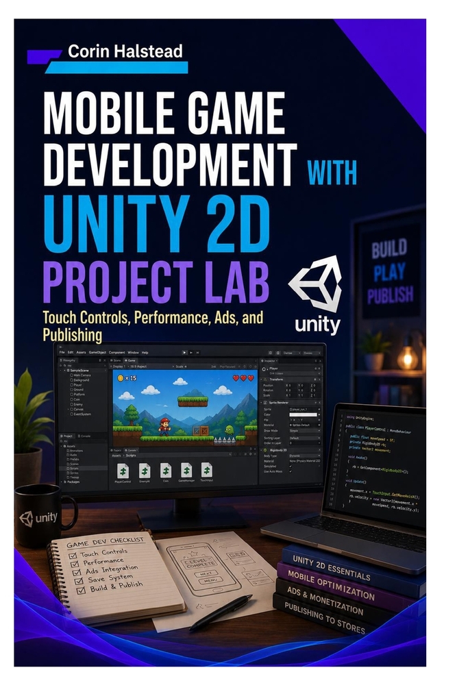 Mobile Game Development with Unity 2D Project Lab: Touch Controls, Performance, Ads, and Publishing cover