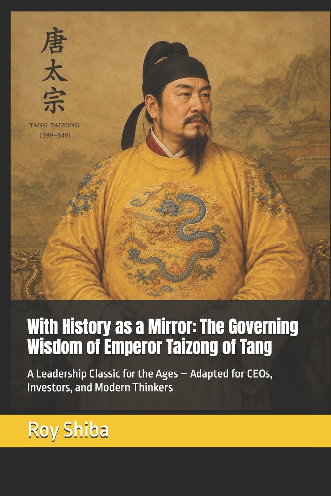 With History as a Mirror: The Governing Wisdom of Emperor Taizong of Tang - 唐太宗 A Leadership Classic for the Ages - Adapted for C cover