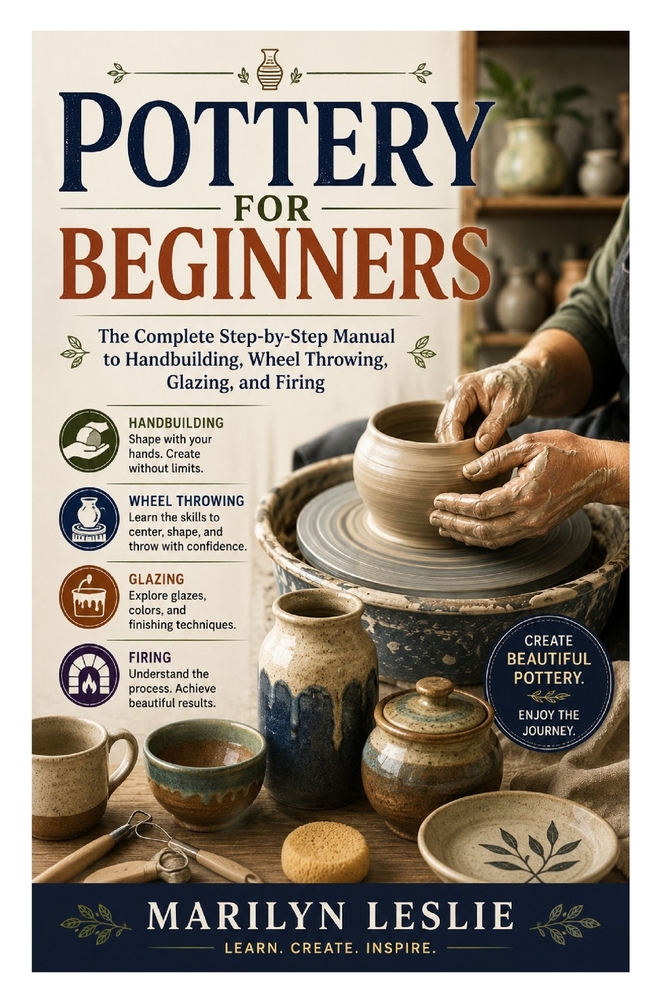 Pottery for Beginners: The Complete Step-by-Step Manual to Handbuilding, Wheel Throwing, Glazing, and Firing cover