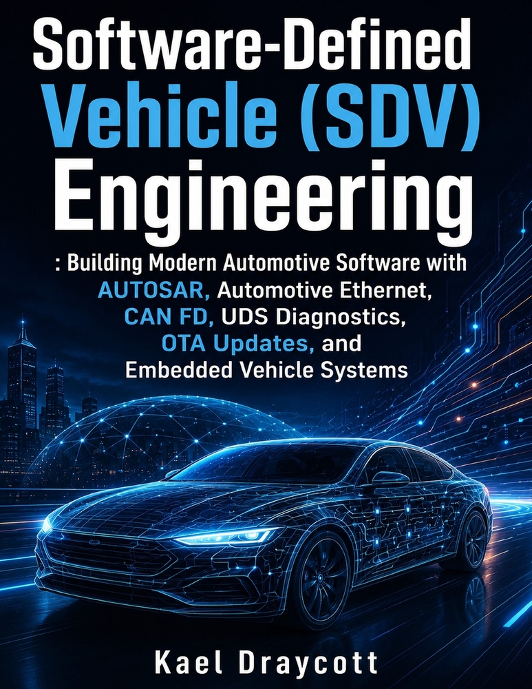 Software-Defined Vehicle (SDV) Engineering: Building Modern Automotive Software with AUTOSAR, Automotive Ethernet, CAN FD, UDS Diagnostics, OTA Update cover