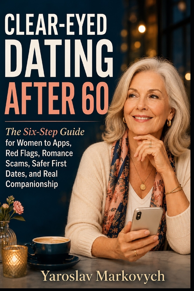 Clear-Eyed Dating After 60: The Six-Step Guide for Women to Apps, Red Flags, Romance Scams, Safer First Dates, and Real Companionship cover
