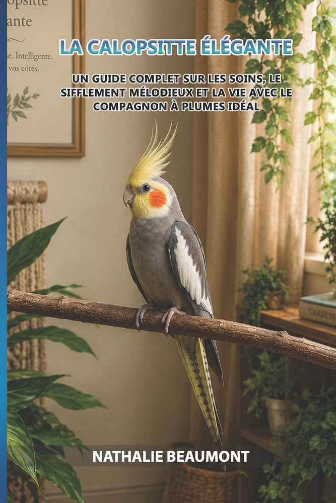 La Calopsitte Élégante: Un guide complet sur les soins, le sifflement mélodieux et la vie avec le compagnon à plumes idéal cover
