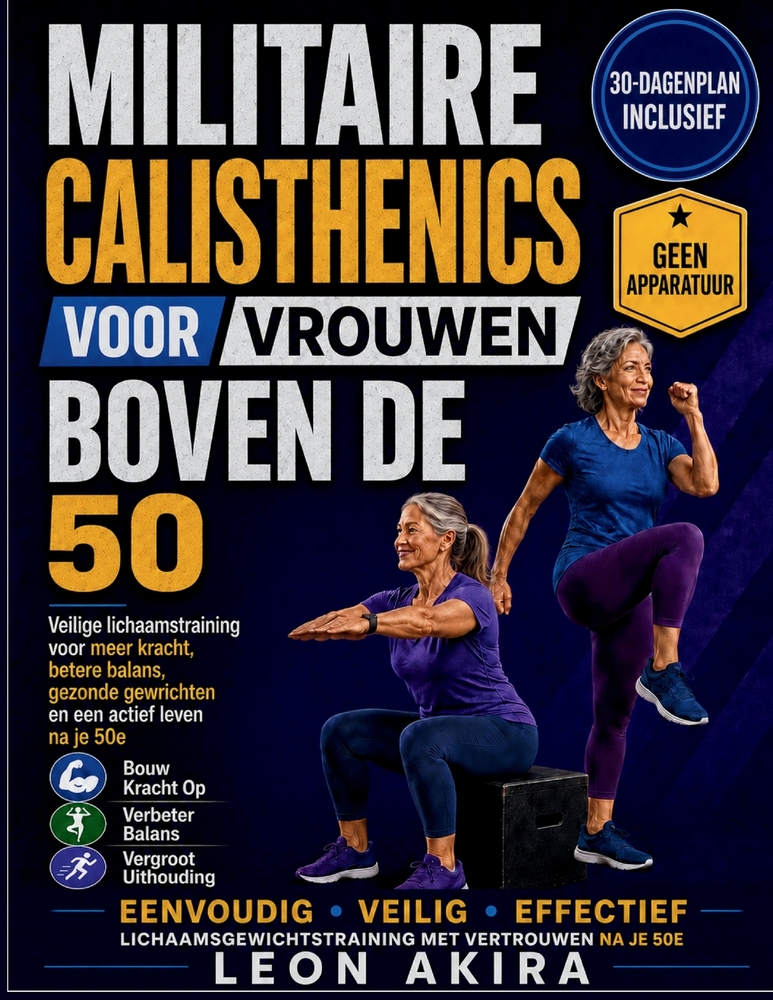 Calisthénique Militaire Pour Femmes de Plus de 50 ANS: Entraînement sûr au poids du corps pour gagner en force, améliorer l'équilibre, protéger les ar cover