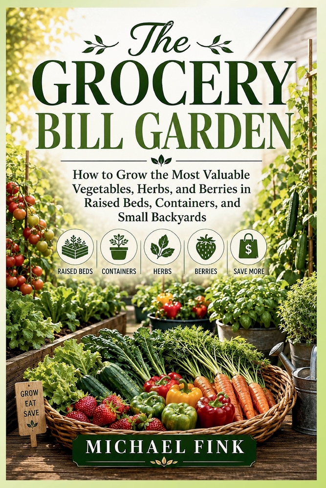 The Grocery Bill Garden: How to Grow the Most Valuable Vegetables, Herbs, and Berries in Raised Beds, Containers, and Small Backyards cover