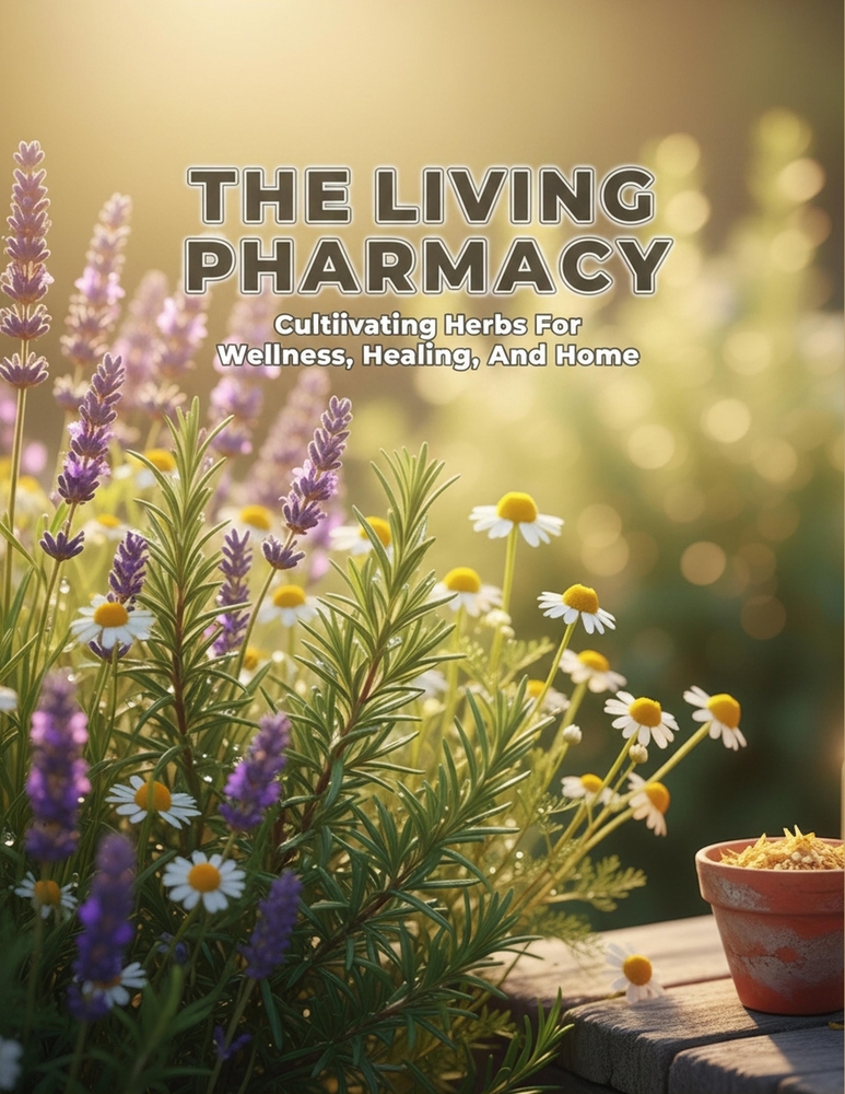 The Living Pharmacy: Cultivating Herbs For Wellness, Healing, And Home cover