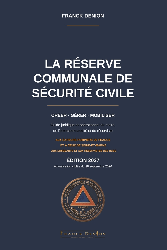 La réserve communale de sécurité civile: Créer, gérer, mobiliser cover