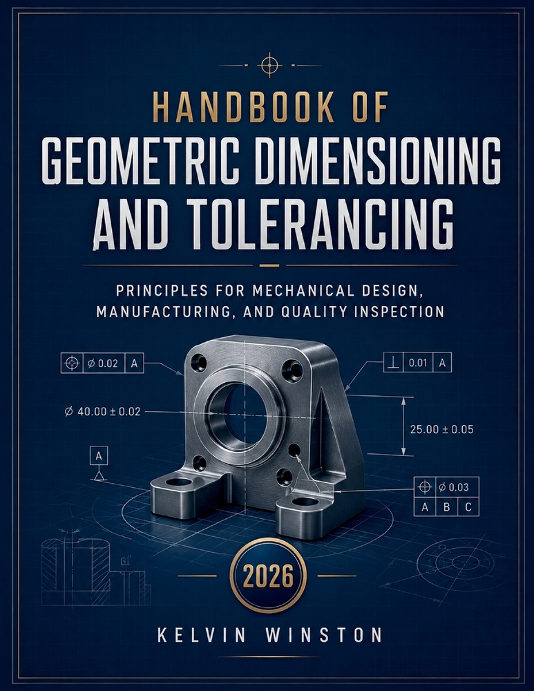 Handbook Of Geometric Dimensioning And Tolerancing: Principles for Mechanical Design, Manufacturing, and Quality Inspection cover