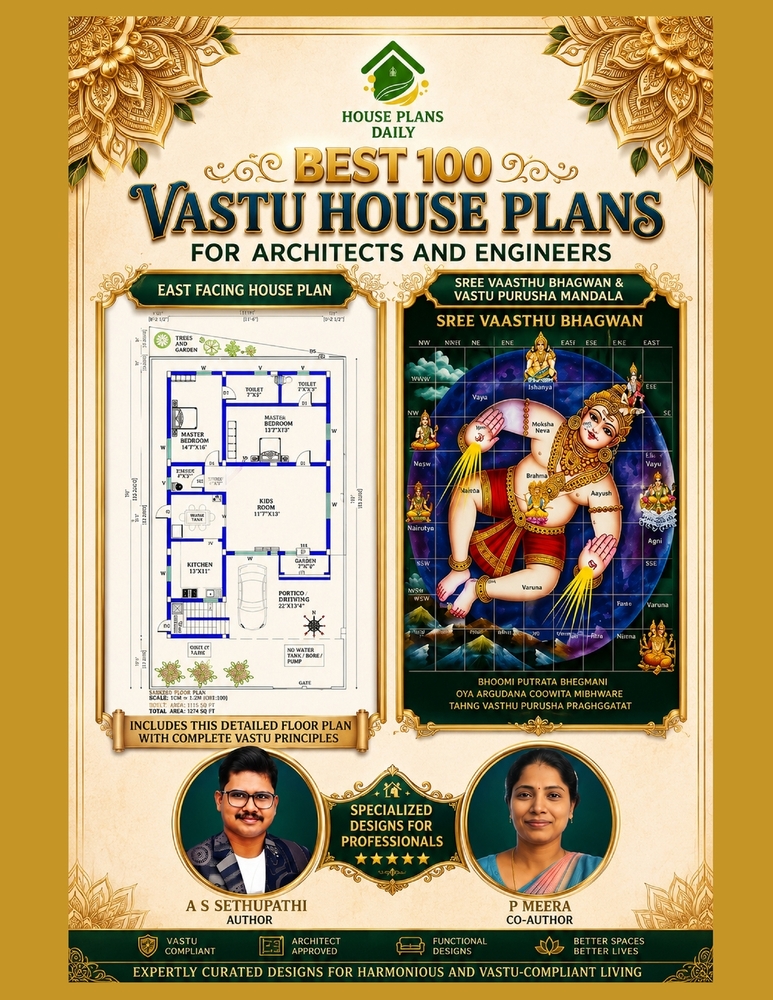 Best 100 Vastu House Plans for Architects and Engineers cover