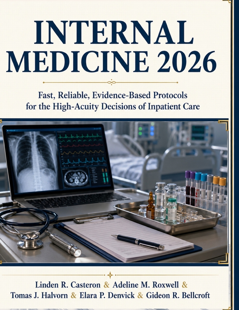 Internal Medicine 2026: Fast, Reliable, Evidence-Based Protocols for the High-Acuity Decisions of Inpatient Care cover