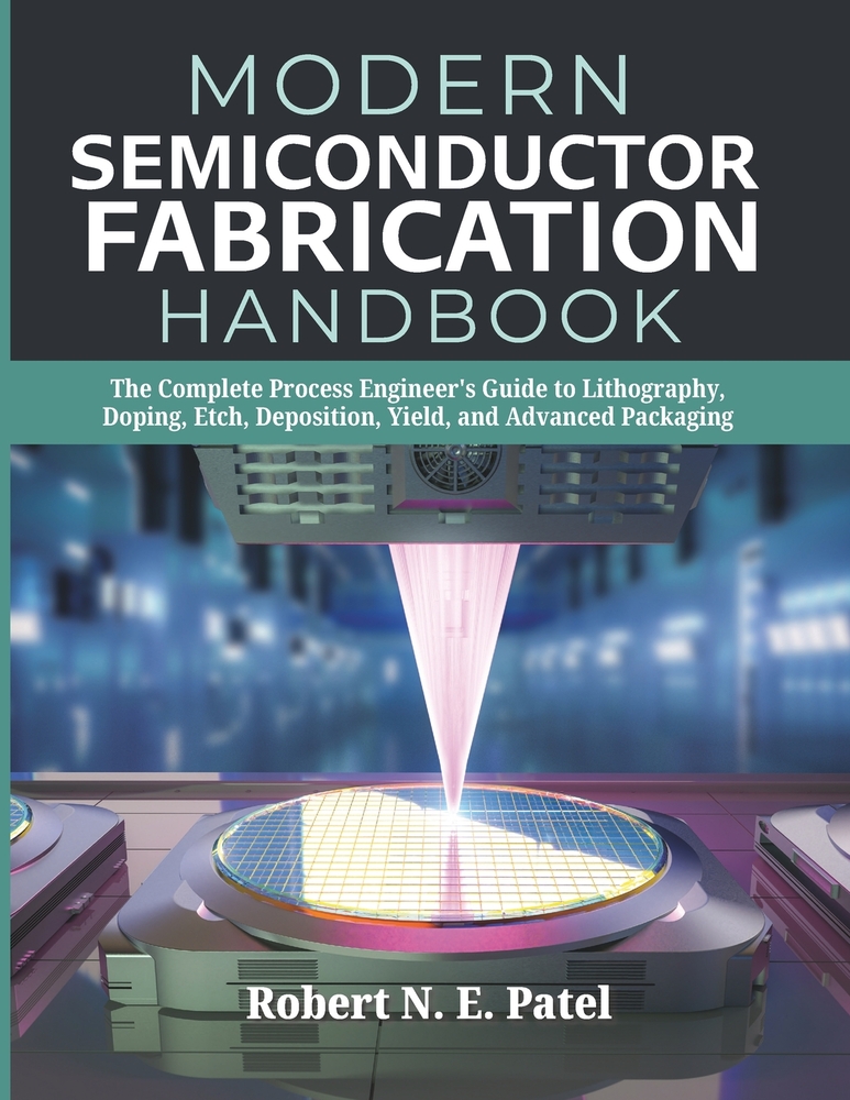 Modern Semiconductor Fabrication Handbook: The Complete Process Engineer's Guide to Lithography, Doping, Etch, Deposition, Yield, and Advanced Packagi cover