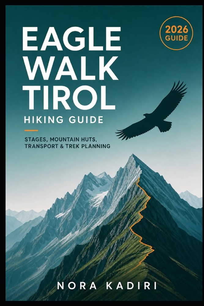 Eagle Walk Tirol Hiking Guide: Stages, Mountain Huts, Transport & Trek Planning cover
