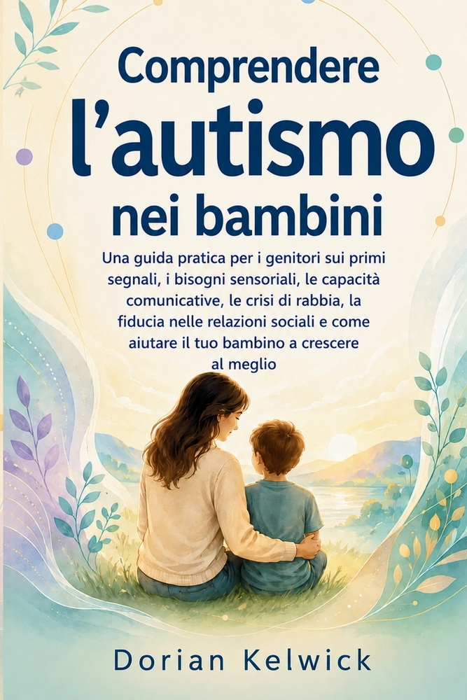 Comprendere l'autismo nei bambini: Una guida pratica per i genitori sui primi segnali, i bisogni sensoriali, le capacità comunicative, le crisi di rab cover