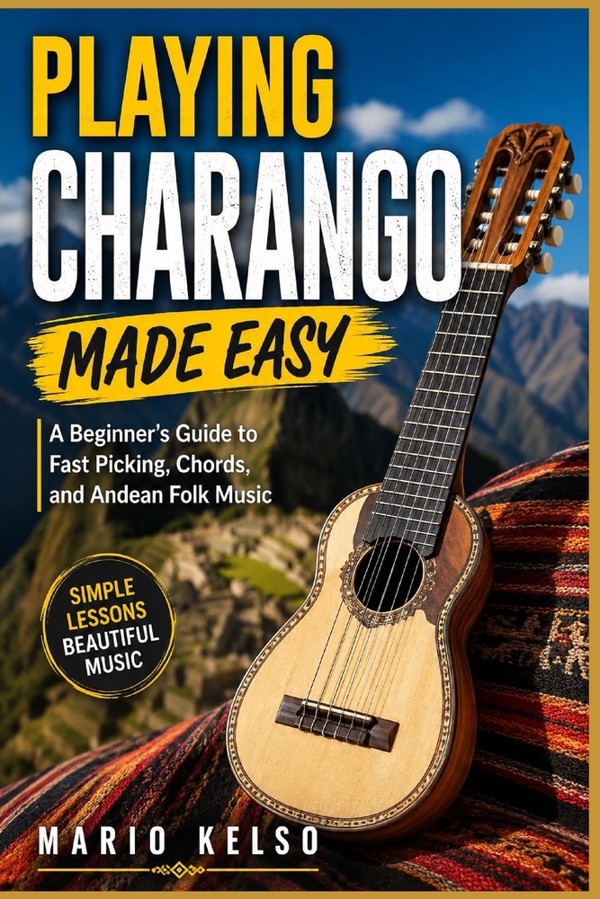 Playing Charango Made Easy: A Beginner's Guide to Fast Picking, Chords, and Andean Folk Music cover
